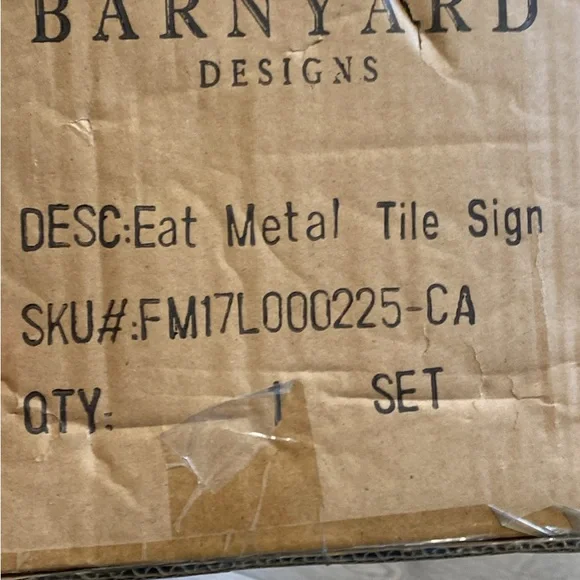 Rustic Brown Wall Decor Sign - Picture 5 of 6